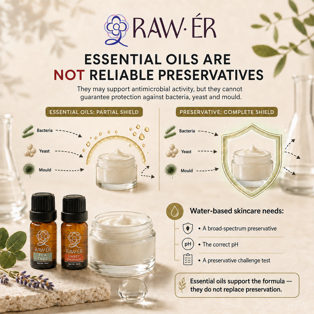Important Facts about Essential Oil When added into skincare formulations
