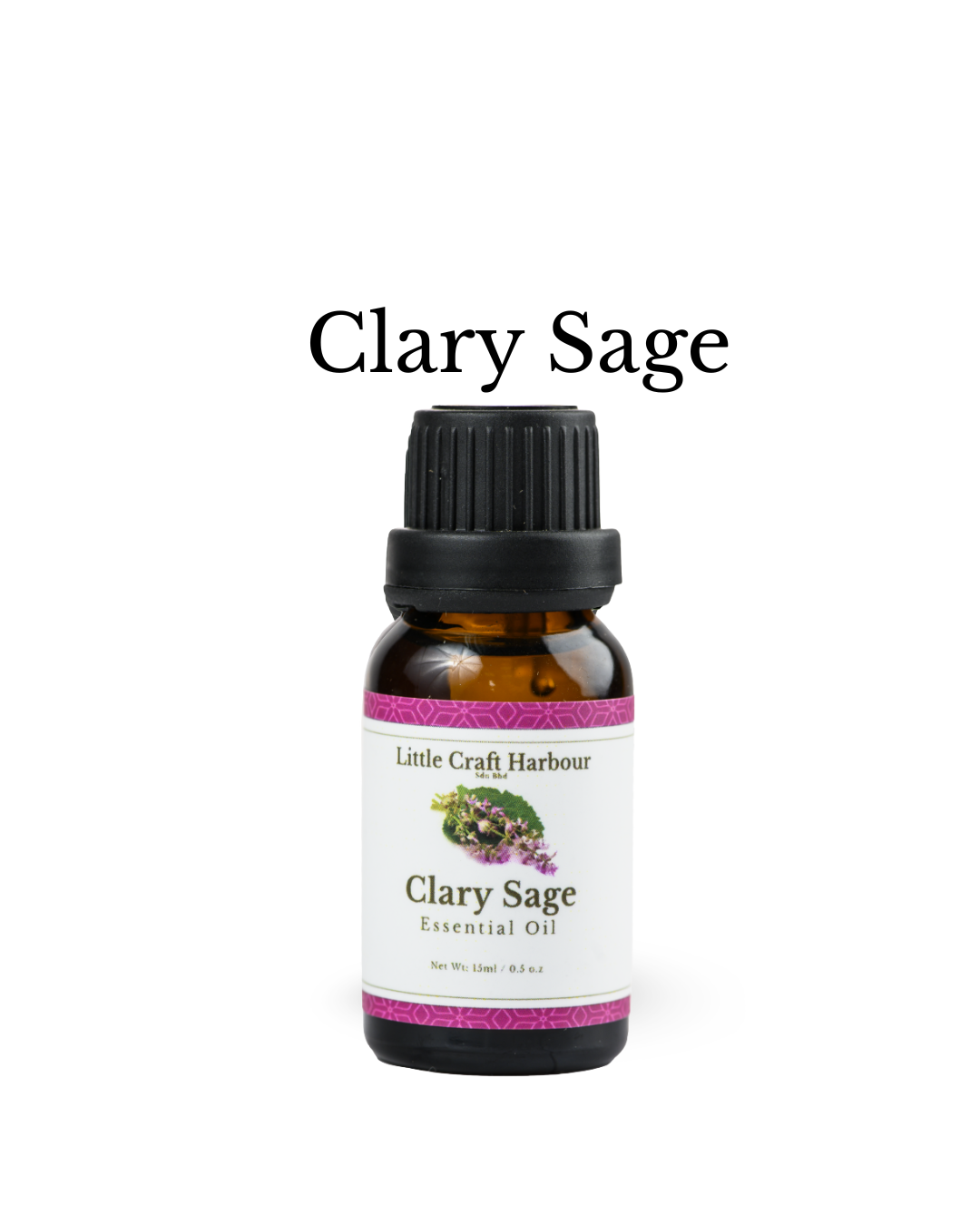 Clary Sage Essential Oil - 15ml Only
