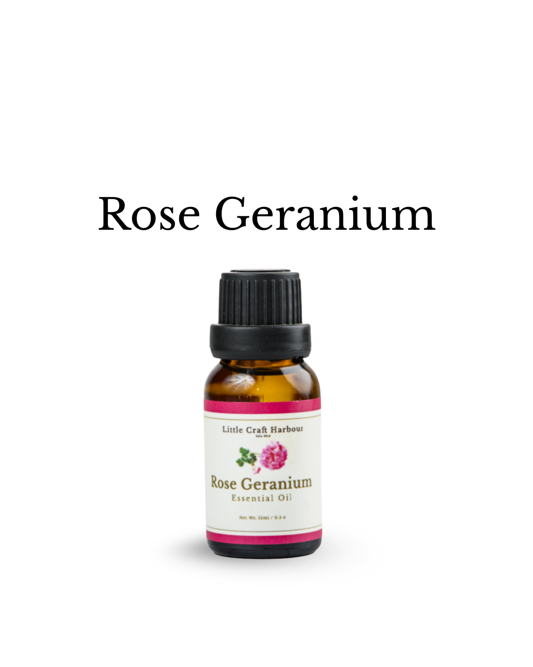 Rose Geranium Essential Oil - 15ml Only
